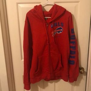 Buffalo bills zip up sweatshirt